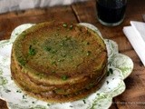 Sformato di fave di Carpino e pecorino profumato al tè macha. e buona Pasqua