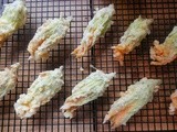Fried and Stuffed Zucchini Flowers