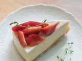 Cheesecake alle fragole senza cottura e senza colla di pesce