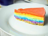 Cheesecake arcobaleno fredda