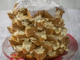 Pandoro farcito alla crema per Natale