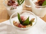 Bicchierini  bianchi con carciofi e bacon