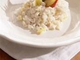 Risotto alle mele con lardo e rosmarino