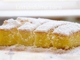 Soffici barre al limone e lime