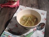 Tagliatelle di frittatine in brodo