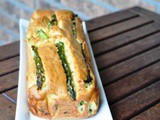 Cake con fagiolini, piselli e asparagi