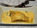 Crespelle di grano saraceno alla birra, con ripieno valtellinese