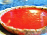 Crostata al cioccolato con frolla al caffè e gelatina di arancia Tarocco di Sicilia