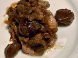 Filetto di maiale bardato con castagne e miele di castagno