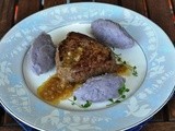 Filetto di manzo irlandese con salsa allo scalogno e quenelles di Delizia Blu