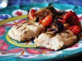 Filetto di nasello marinato ed il mio nuovo leggio per i libri di ricette