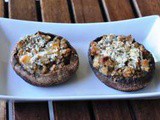 Funghi Portobello ripieni con provola affumicata