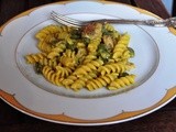 Fusilli di Franciacorta con fave e triglie