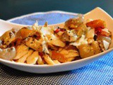 Insalata di baccalà con verdure grigliate sottolio