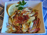 Insalata di carciofi e bottarga di muggine