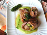 Involtini di manzo agli asparagi