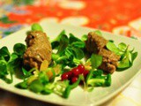 Involtini di vitello con senape rustica, timo ed erba cipollina