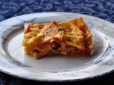 Lasagne di pesce con scamorza affumicata