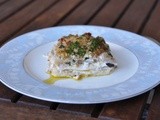 Millefoglie di pesce spada alle erbe