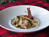 Passatelli con vongole veraci e gamberi dello Jonio