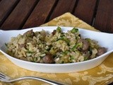 Riso Carnaroli originale integrale con salsiccia piccante