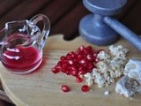Riso, torrone e melagrana