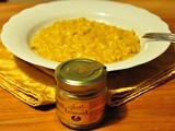 Risotto allo zafferano con salsa tartufata