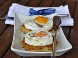 Rösti di patate con uovo all’occhio al profumo di caffè