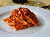 Sagne ritorte con sugo di cernia