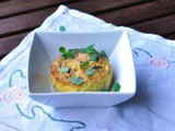 Sformatini al Salva Cremasco dop con zucchine e fiori