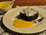 Torta di nocciole delle Langhe e cioccolato con zabajone al Vov
