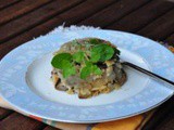 Tortino di triglie con melanzane