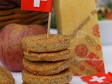 Biscotti salati all'Emmentaler e noci
