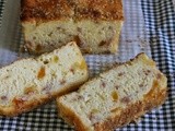 Cake al prosciutto e melone con streusel al burro di cacao