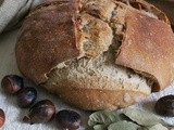 Pane di farro semintegrale alle caldarroste con lievito madre