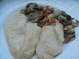 Scaloppine di filetti di pollo ai funghi