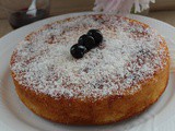 Torta al cocco con amarene sciroppate