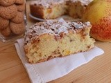 Torta di pesche agli amaretti