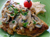 Brzi odrezak sa šampinjonima :: Quick pork schnitzels with button mushrooms