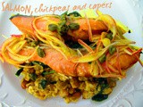 Losos sa slanutkom i kaparima :: Salmon with chickpeas and capers