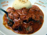 Mafé ili maafe - afrički gulaš s kikirikijem ☆ Mafé - African groundnut stew