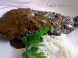Odresci s umakom od crnog papra :: Steak with black pepper sauce