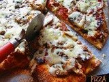 Pirova pizza sa šunkom, pancetom i sirom :: Spelt pizza with prosciutto and pancetta