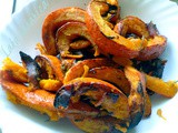 Prilog od pečene tikve :: Roasted orange Hokkaido squash