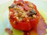 Punjene šarene paprike::Stuffed colored peppers