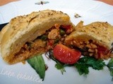 Puretina u lisnatoj pletenici :: Ground turkey in a puff pastry braid