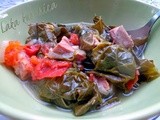 Raštika sa šunkom i rajčicom :: Collard greens with ham and tomato