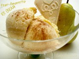 Sladoled od kruške s Amarettom :: Pear and Amaretto ice cream