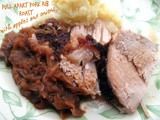 Sočni krmenadl s jabukama i lukom :: Pull apart pork rib roast with apples and onions