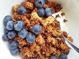 Banana, nut and honey crunchy granola - gluten free option